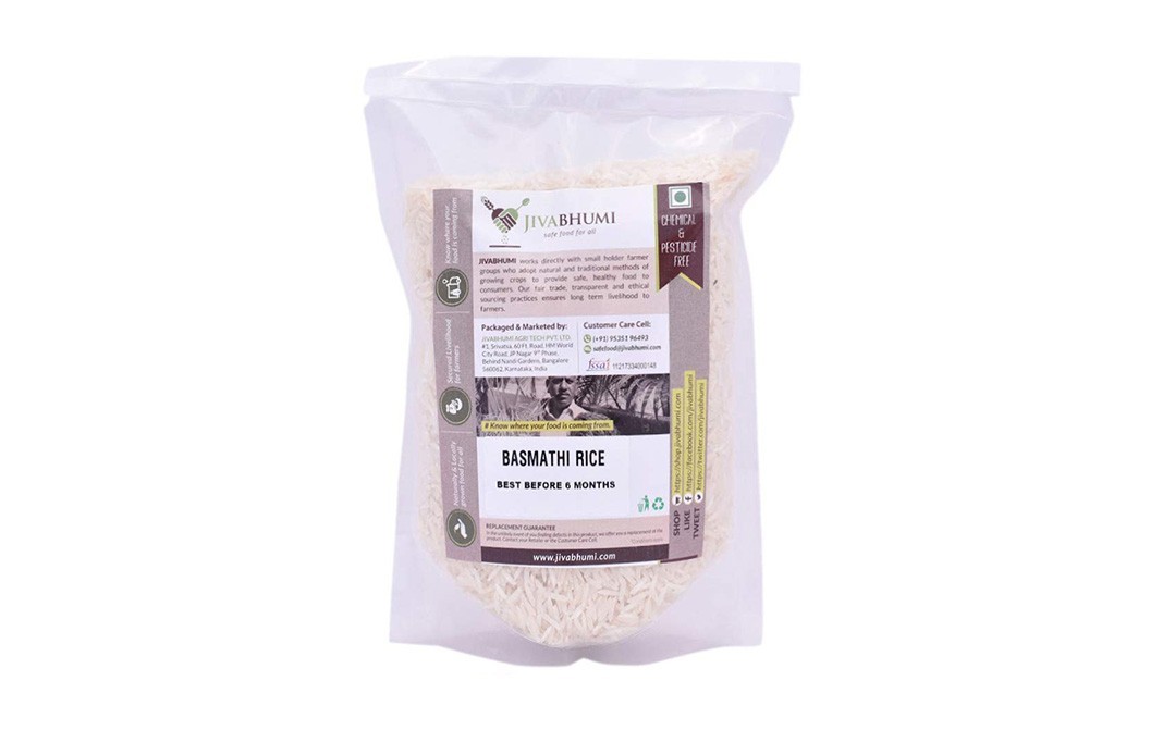 JivaBhumi Basmathi Rice    Pack  1 kilogram